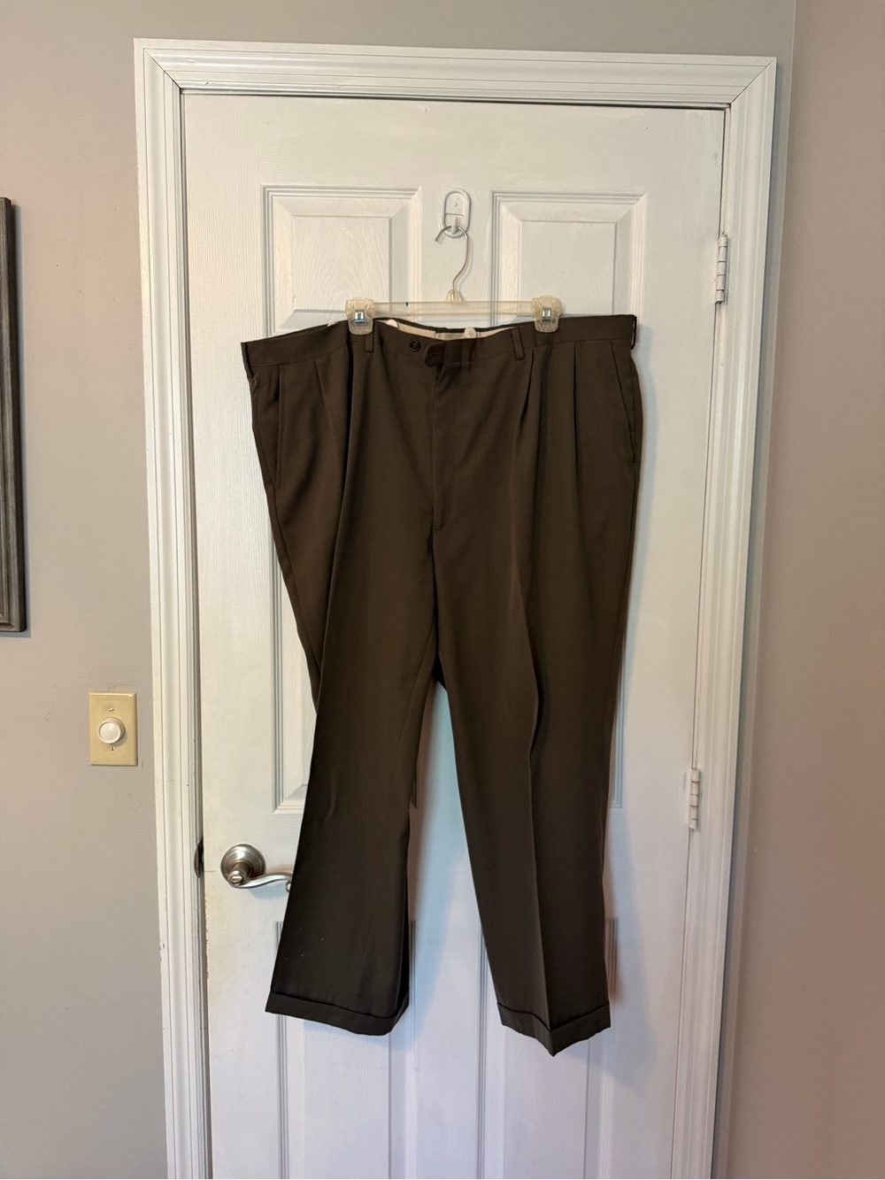 Bill Blass Taupe Men’s Dress Pants